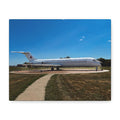 Vintage Passenger Jet Canvas Print — Matte Stretched Wall Art